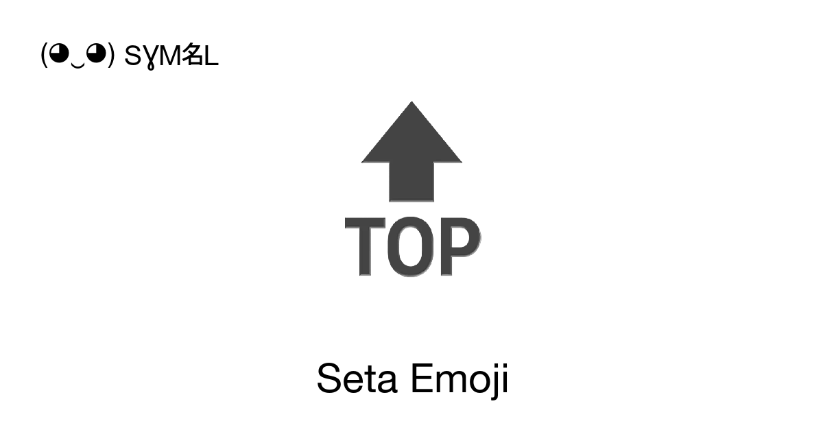 Seta para baixo Emoji Significado Copiar e Colar Combinações