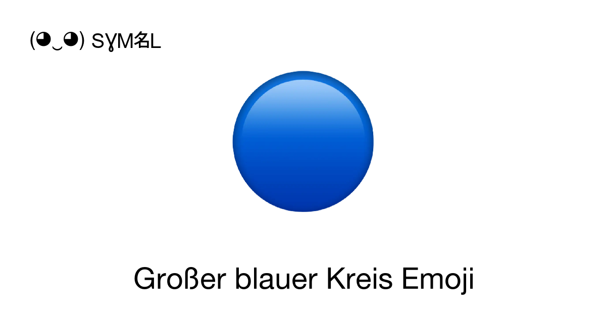 blauer Kreis png