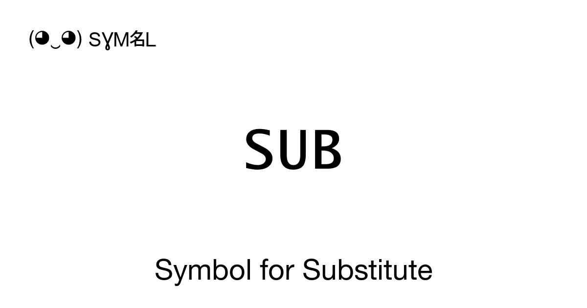 Substitute Code Symbol for Substitute (U+241A) Symbol Meaning, Copy and Paste