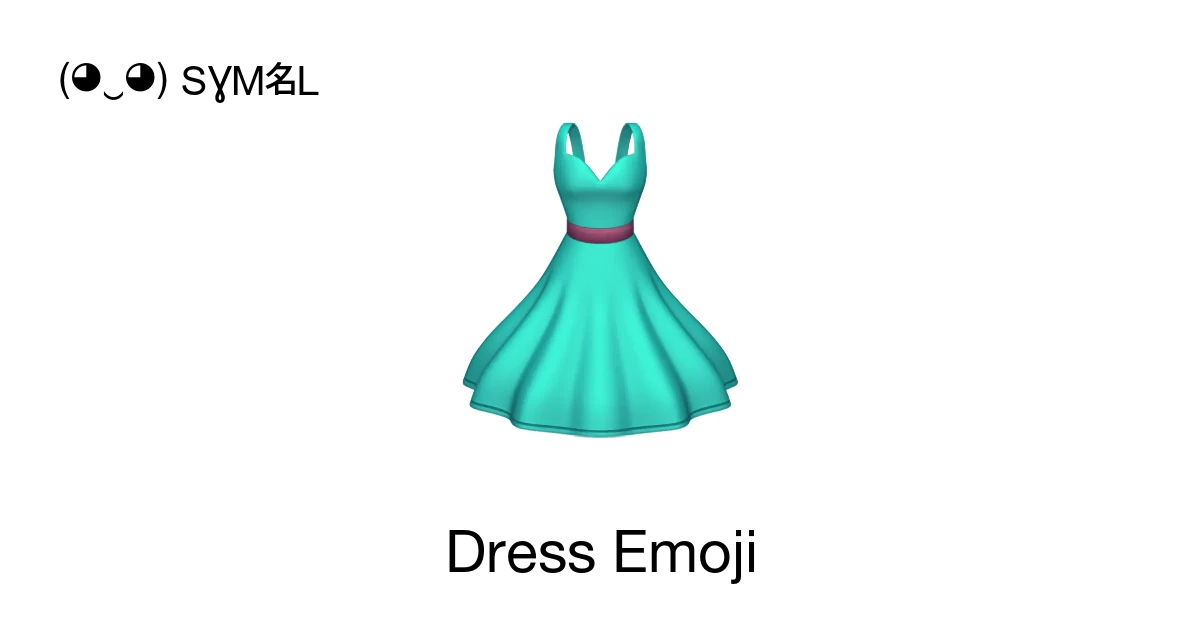 green dress emoji Green aesthetic emojis