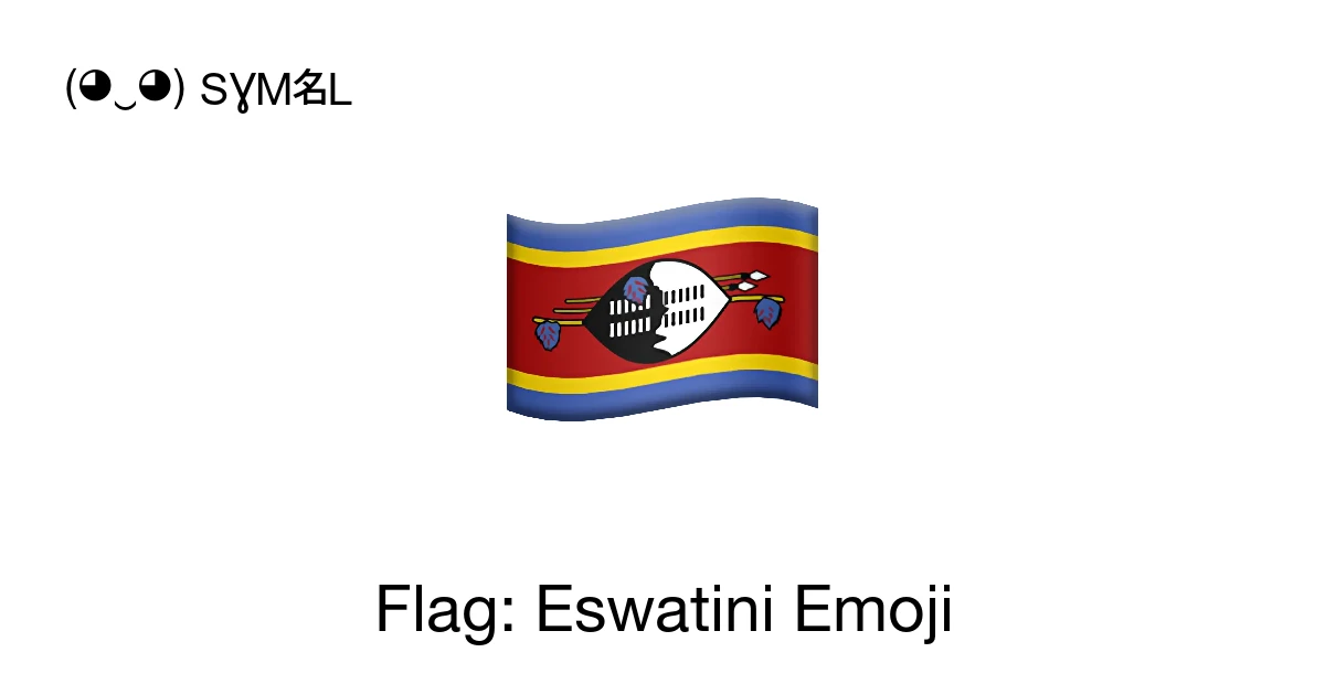 Flag Eswatini Emoji Meaning Copy Paste flag-eswatini-emoji-meaning-copy-paste