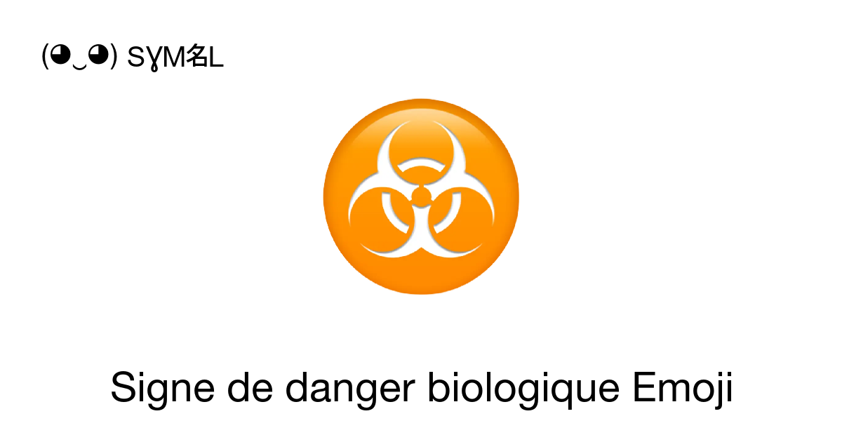 signe de danger biologique png