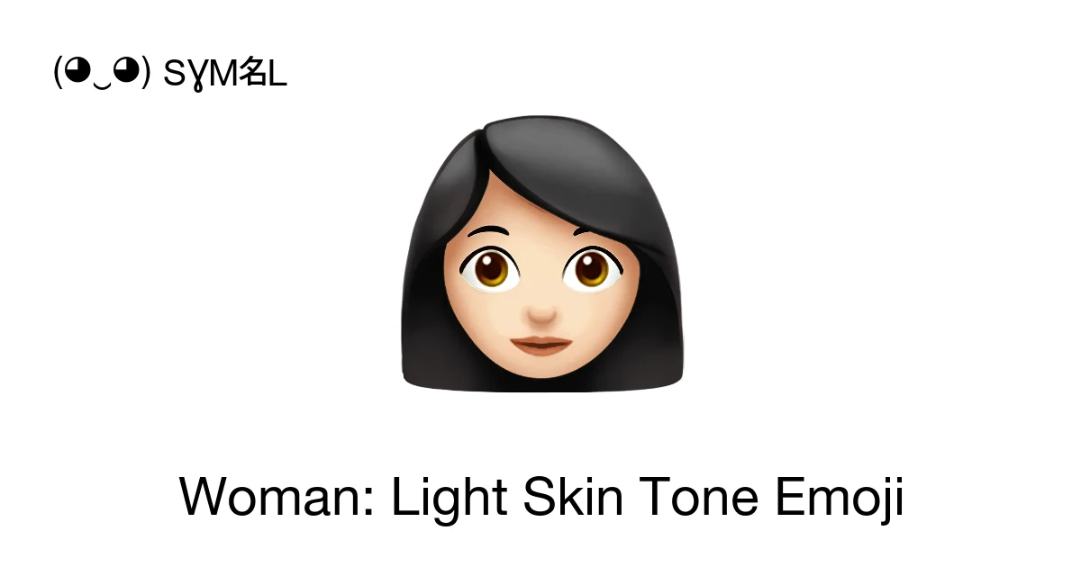 ๐ฉ๐ป - Woman: Light Skin Tone Emoji Meaning, Copy & Paste