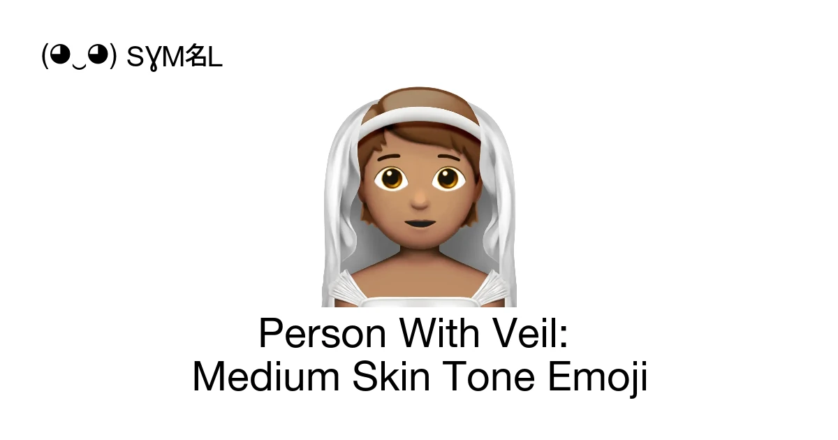 ๐ฐ๐ฝ - Person With Veil: Medium Skin Tone Emoji Meaning, Copy & Paste