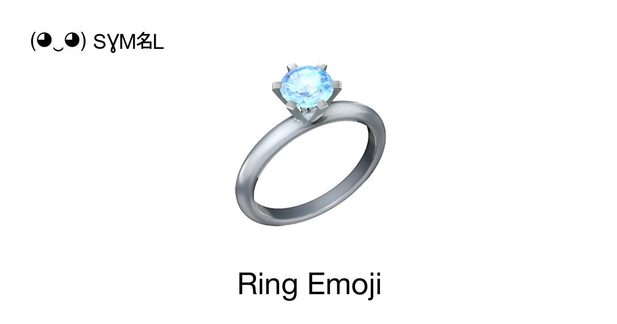 ๐ - Ring Emoji Meaning, Copy and Paste