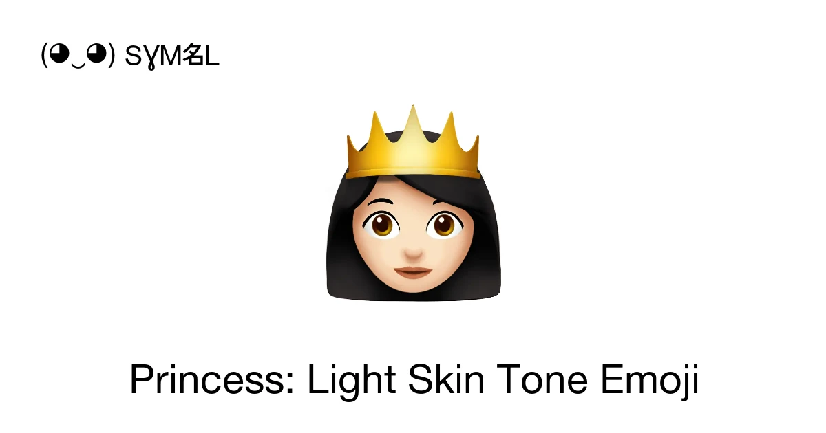 ๐ธ๐ป - Princess: Light Skin Tone Emoji Meaning, Copy & Paste
