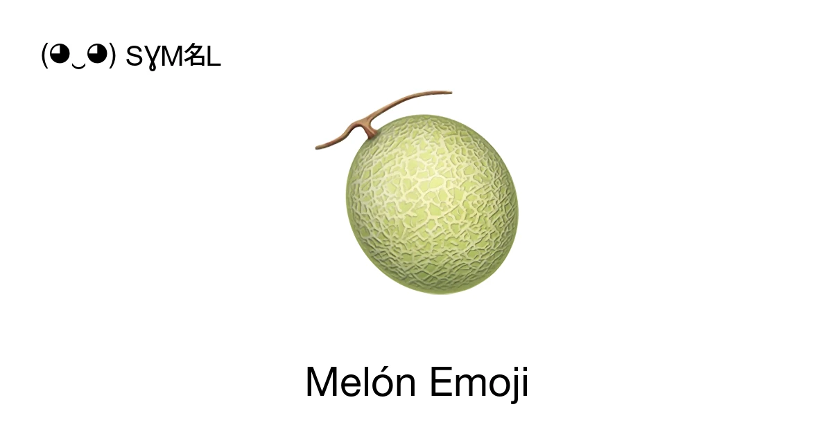 π - MelΓ³n Significado del emoji, copiar y pegar