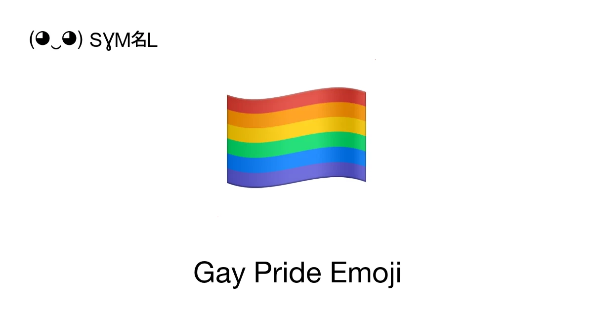 LGBTQ+ Pride Emojis ๐ณ๏ธโ๐ ๐ copy and use your favorite rainbow symbols ...
