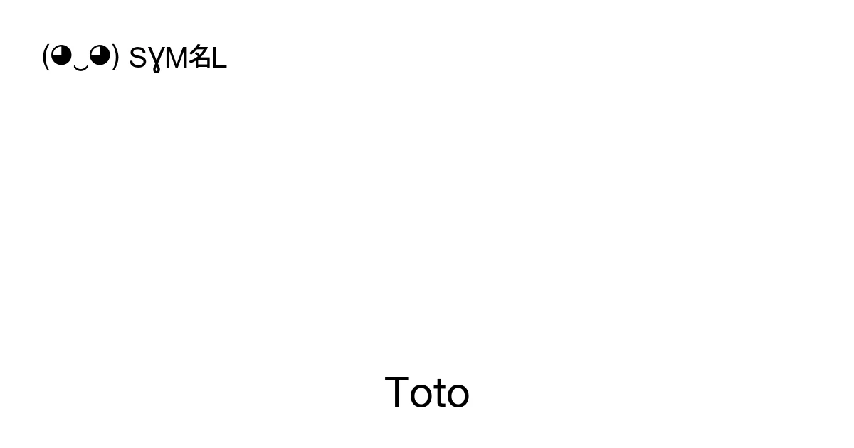 Toto Text Toto: Unicode Block (1E290-1E2BF)