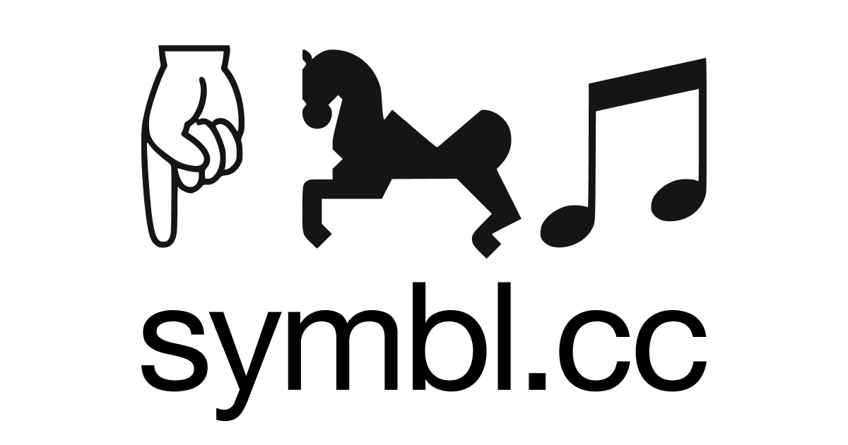 SYMBL (◕‿◕) Symbols, Emojis, Characters, Scripts, Alphabets, Hieroglyphs and the entire Unicode