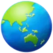Dünya Küre Asya-Avustralya