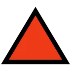向上指向红色三角形
