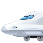 Tren de alta velocidad con punta de bala