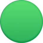 Duże zielone kółko