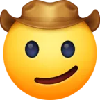 Visage avec chapeau de cowboy