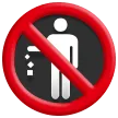 Do Not Litter Symbol