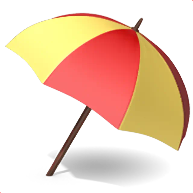 Guarda-chuva no chão