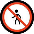 Keine Fußgänger