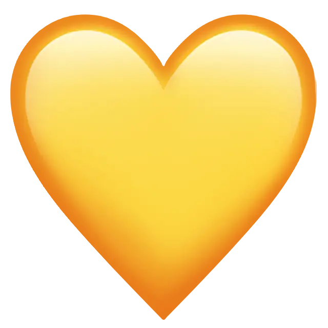 Żółte serce