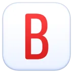 Negatív négyzet latin nagybetű b