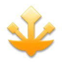 Emblema de tridente