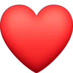 Czarny symbol serca