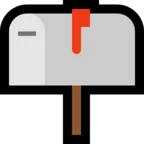 Closed Mailbox with Raised Flag