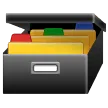 Caja de archivo de tarjeta