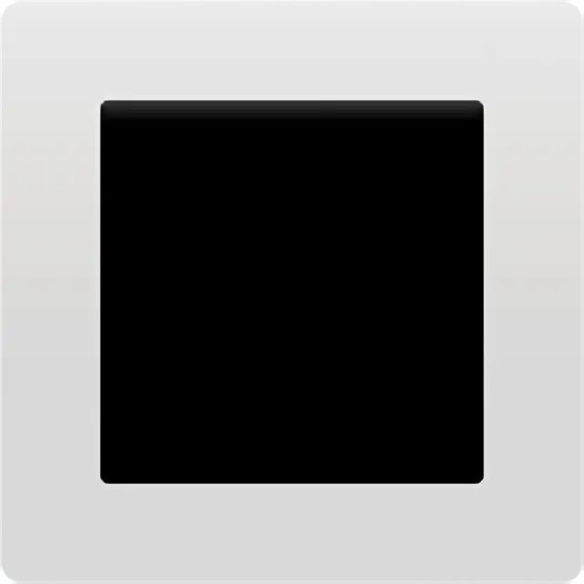 Przycisk białego kwadratu