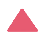위를 향한 붉은 삼각형