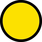 Duże żółte kółko