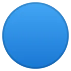 Gran circulo azul