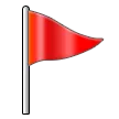 Треугольный флаг на стойке