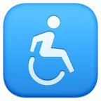Simbolo della sedia a rotelle
