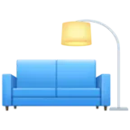 Couch and Lamp
