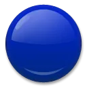 Grande círculo azul