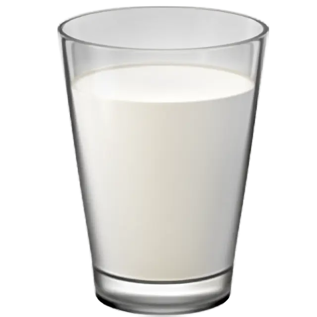 Bicchiere di latte