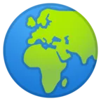 Earth Globe Europa-Africa