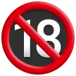 No One Under Eighteen Symbol
