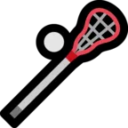 Lacrosse Stick und Ball