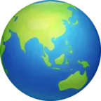 Earth Globe Asia-Australia
