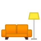 沙发和立灯