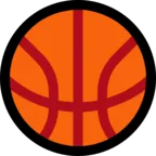 Баскетбольное кольцо и мяч