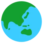 Globe terrestre asie-australie