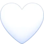 Weißes Herz